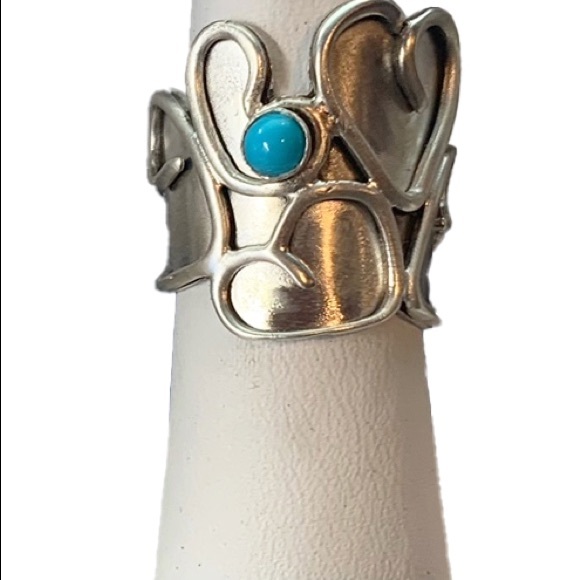 Accessories - Adjustable sterling silver ring.